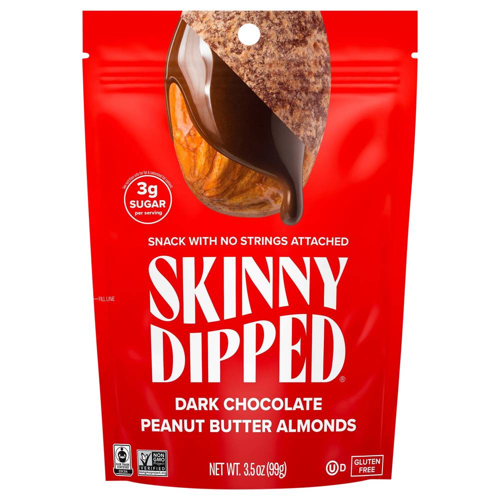 Skinny Dipped Almonds Dark Chocolate Peanut Butter