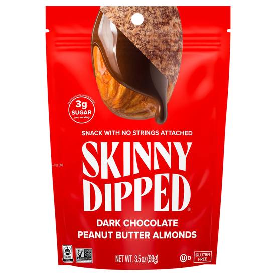 Skinny Dipped Almonds Dark Chocolate Peanut Butter