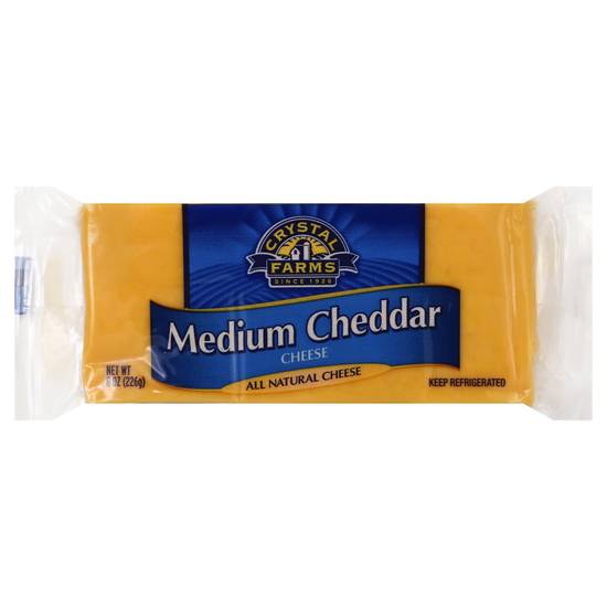 Crystal Farms Medium Cheddar Cheese