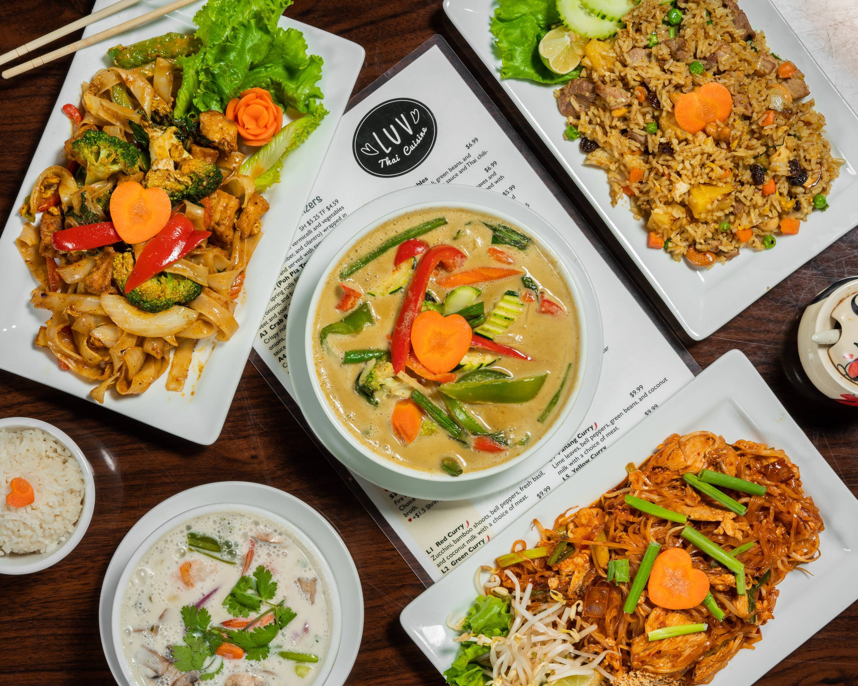 Luv Thai Menu Sunset Valley • Order Luv Thai Delivery Online • Postmates