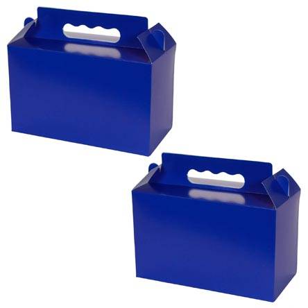 Caja lonchera azul marino (2 piezas)