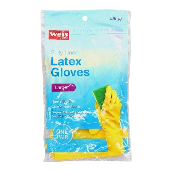 Weis Quality Weis Latex Gloves Large