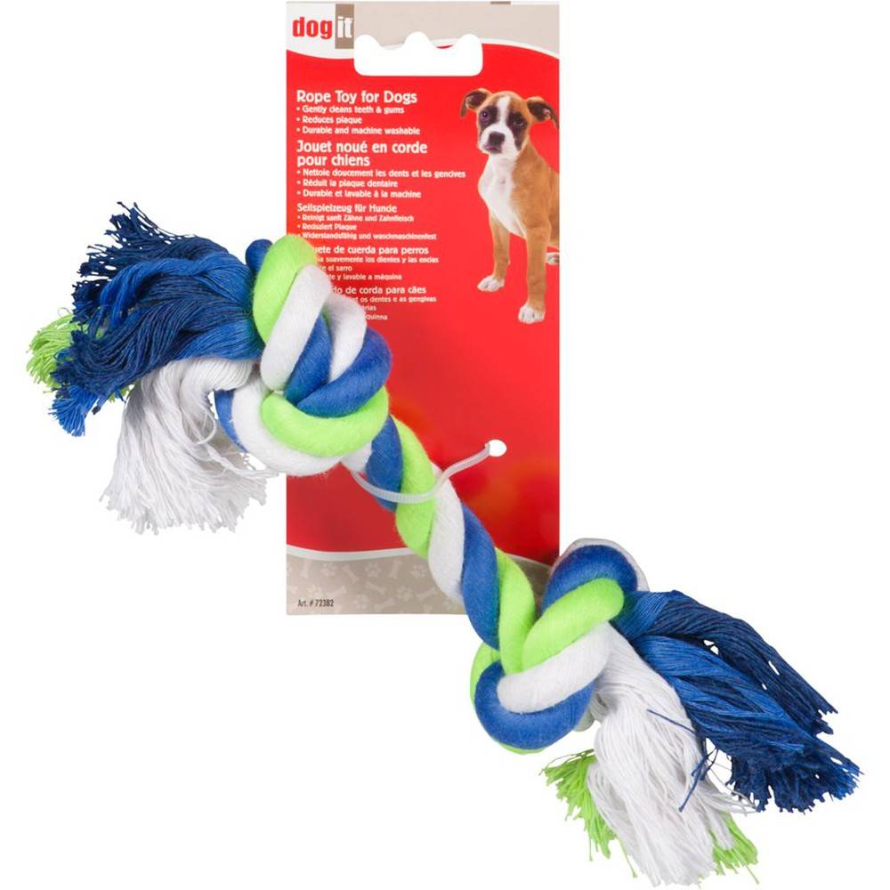 Dog it jouet (1 un) - dogit cotton rope bone, medium (1 ea)