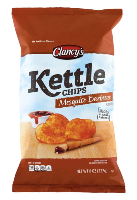 Clancy's Kettle Chips, Mesquite Barbecue (8 oz)