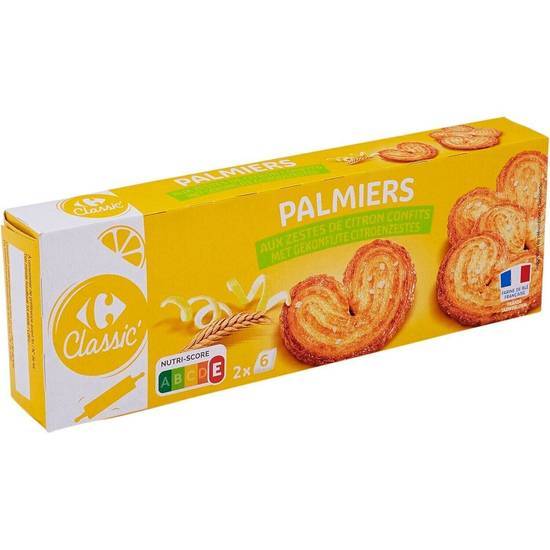 Carrefour Classic' - Biscuits palmiers, citron (12)