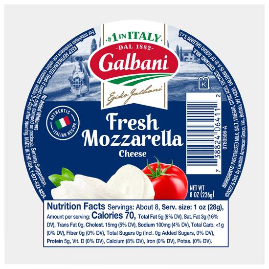 Galbani Original Fresh Mozzarella Cheese (8 oz)