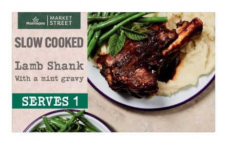 Morrisons Market Street Slow Cooked Lamb Shank With a Mint Gravy (370g)