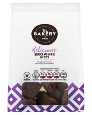 The Bakery at ASDA Delicious Brownie Bites 88g