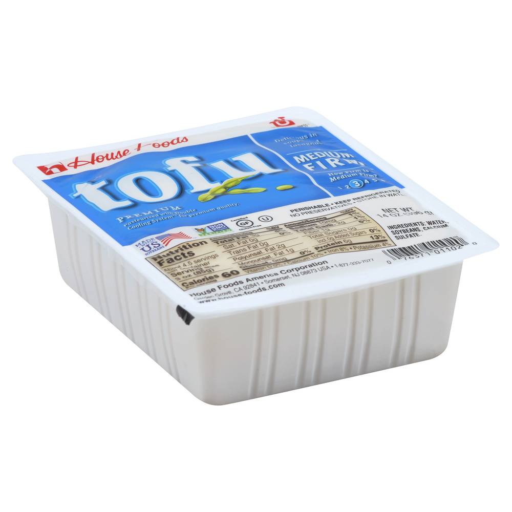 House Foods Premium Medium Firm Tofu Gluten Free (14 oz)