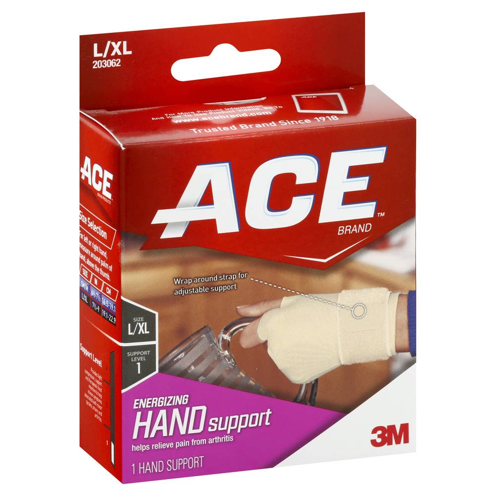 Ace Energizing Hand Support L/Xl