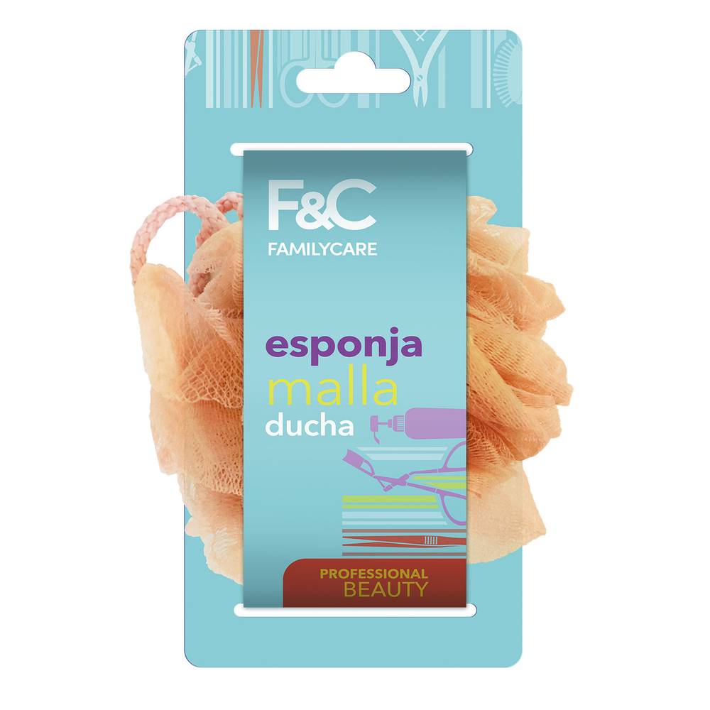 Family care esponja malla ducha (1 u)