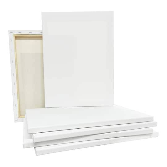 Artist's Loft Super Value Canvas, 12x16 in, White (6 ct)