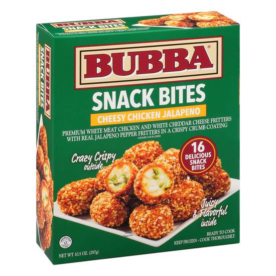 Bubba Cheesy Chicken Jalapeno Snack Bites (16 ct)