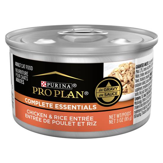 Purina Pro Plan High Protein Cat Food (chicken-rice entree)