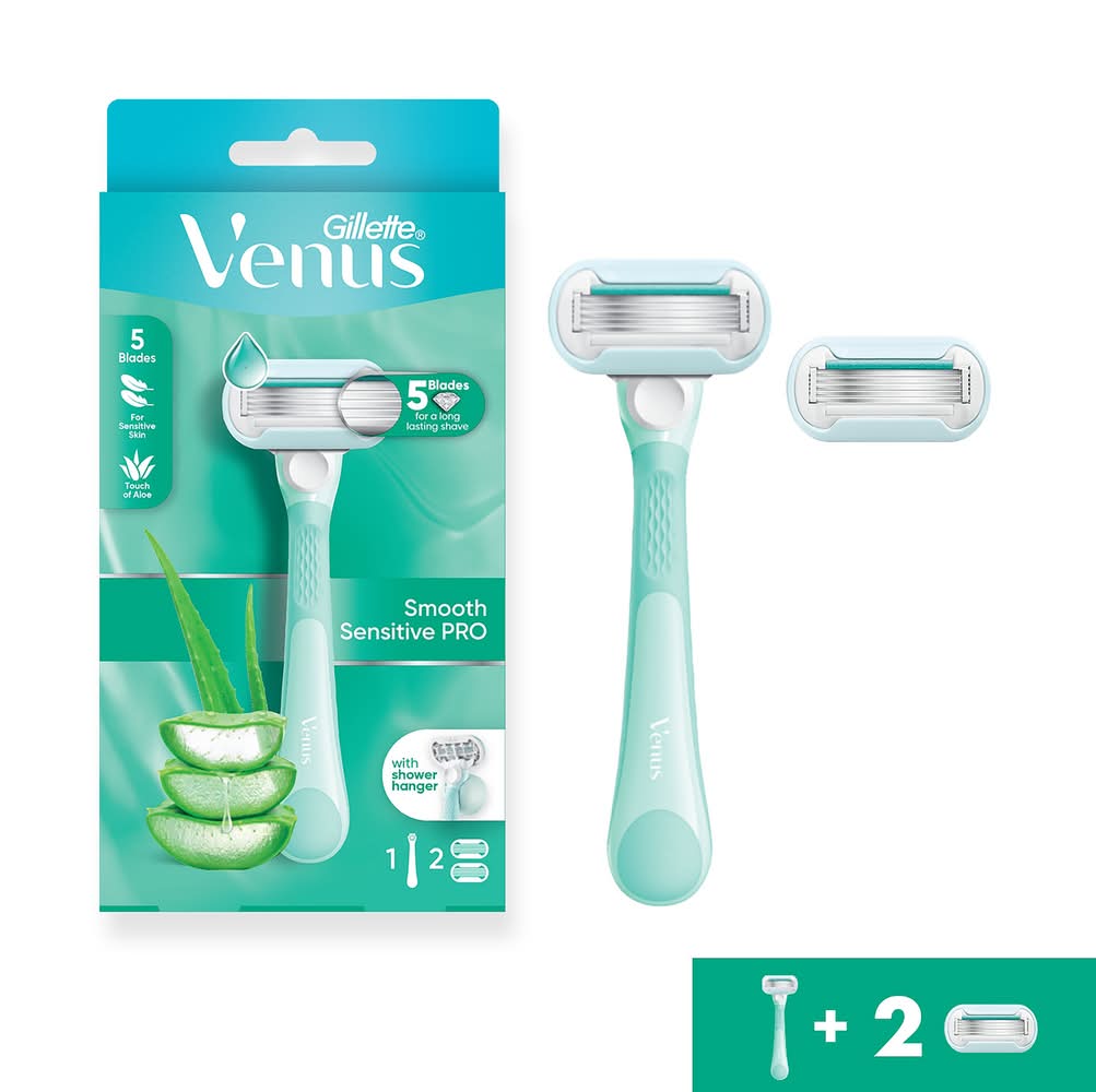 Gillette Venus Extra Smooth Sensitive Razor (2 pack)