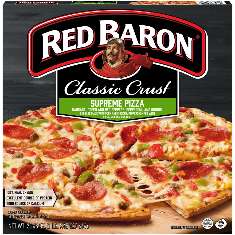 Red Baron Classic Crust Supreme Pizza (23.45 oz)