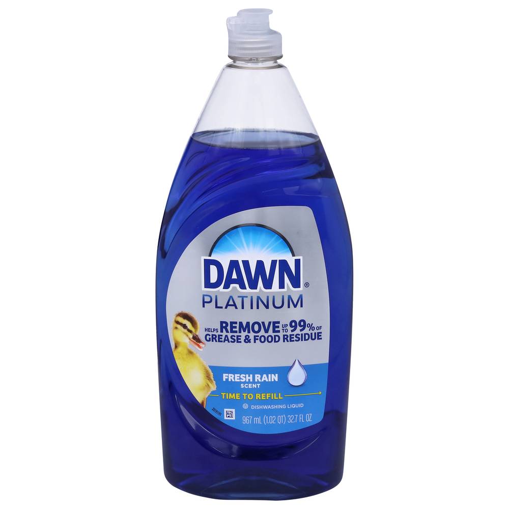 Dawn Ultra Liquid Platinum Refreshing Rain Scent Dishwashing Liquid