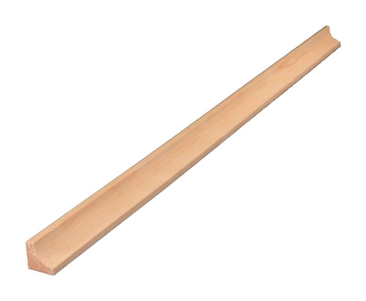 Alexandria Moulding 11/16 In. H X 11/16 In. W X 8 Ft. L Unfinished Natural Pine Molding