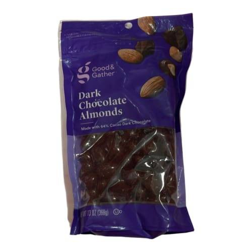 Good & Gather Dark Chocolate Almonds (13 oz)