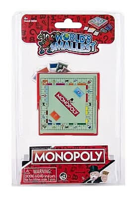Super Impulse World's Smallest Monopoly Board Game, Red (5038)