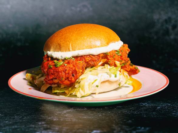 Buffalo Ranger Chicken Bun