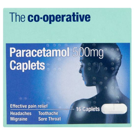 The Co-Operative Paracetamol Caplets (16 ct)