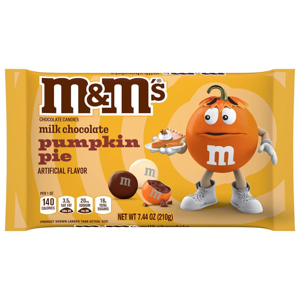 M&M's Milk Chocolate Candies, Pumpkin Pie (7.44 oz)