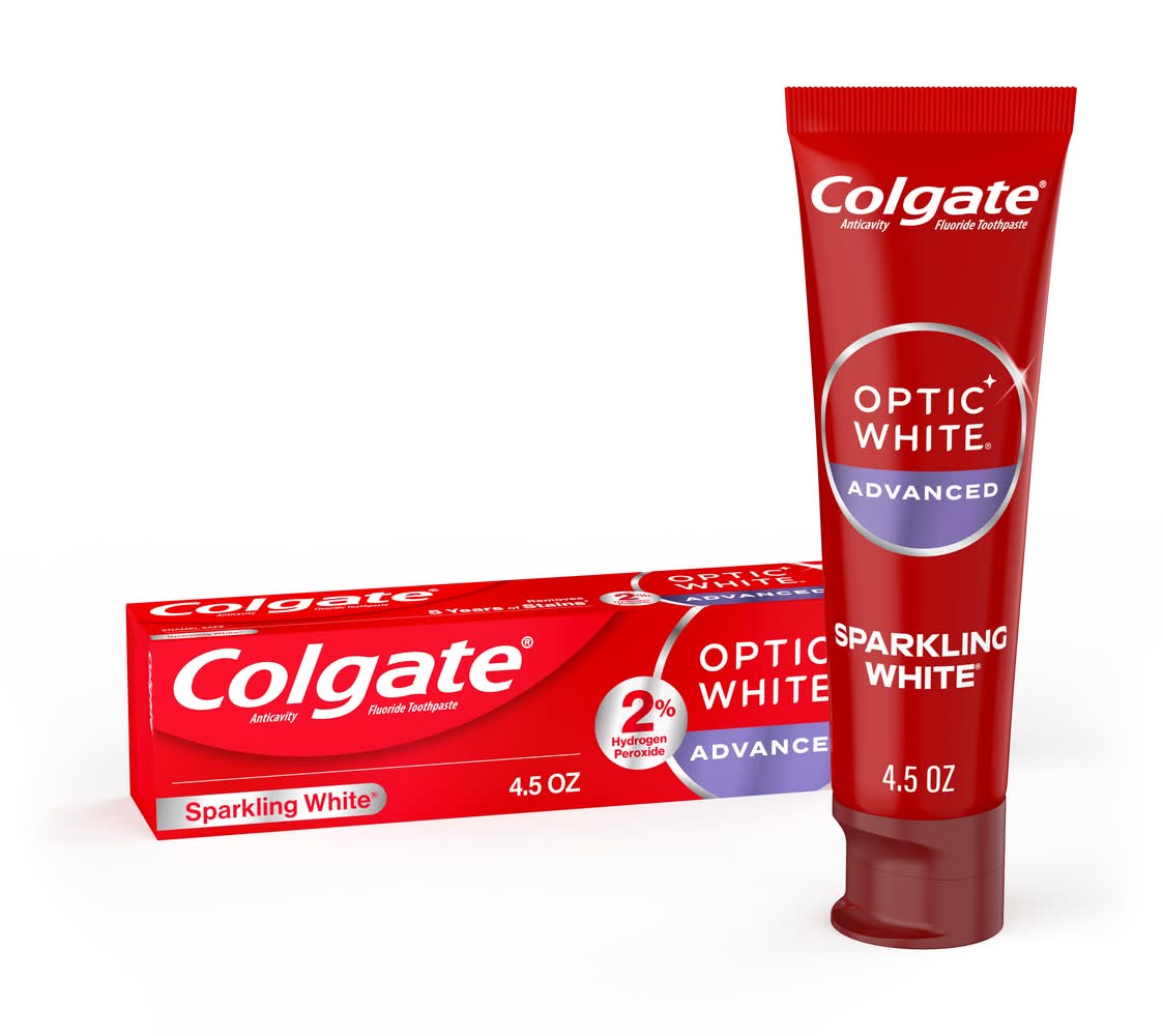 Colgate Optic White Sparkling Advanced Toothpaste (4.5 oz)