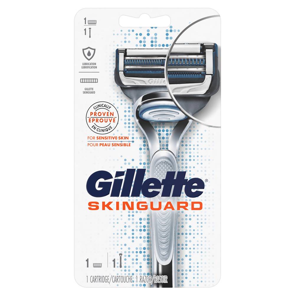 Gillette Skinguard Razor + 1 Razor Blade Refill