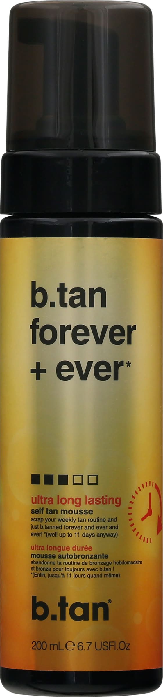 B.Tan Ultra Long Lasting Self Tan Mousse (6.7 fl oz)