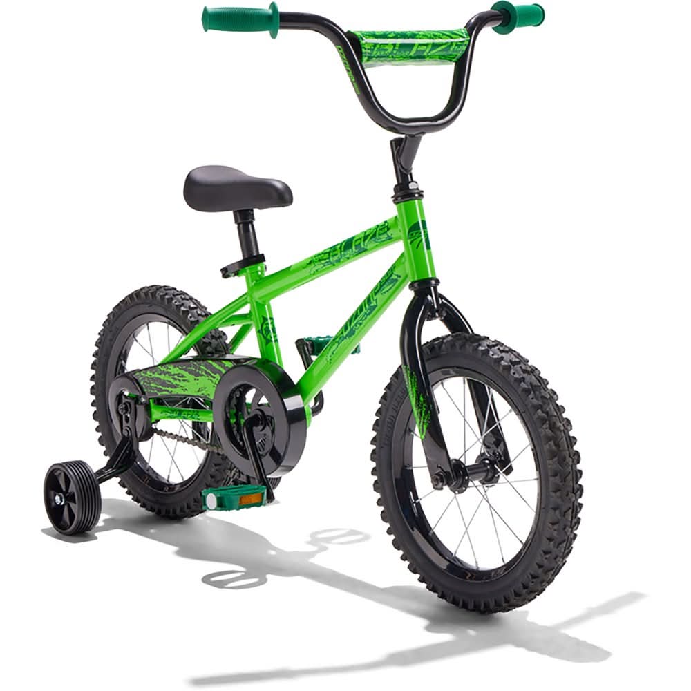 Ozone 500 Boys' Blaze 14" Bike, Bright Green 01, 14BIKE