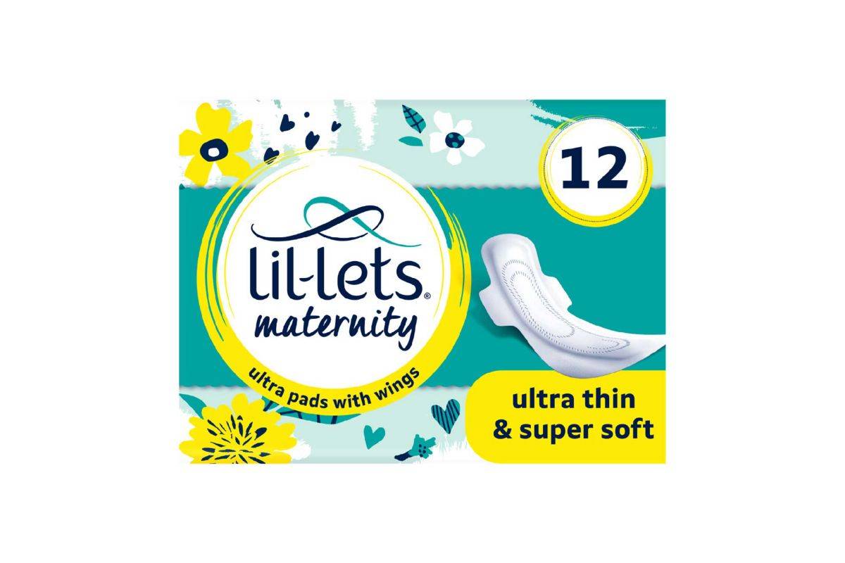 Lil-Lets Maternity Ultra Pads with Wings - 12 Pack