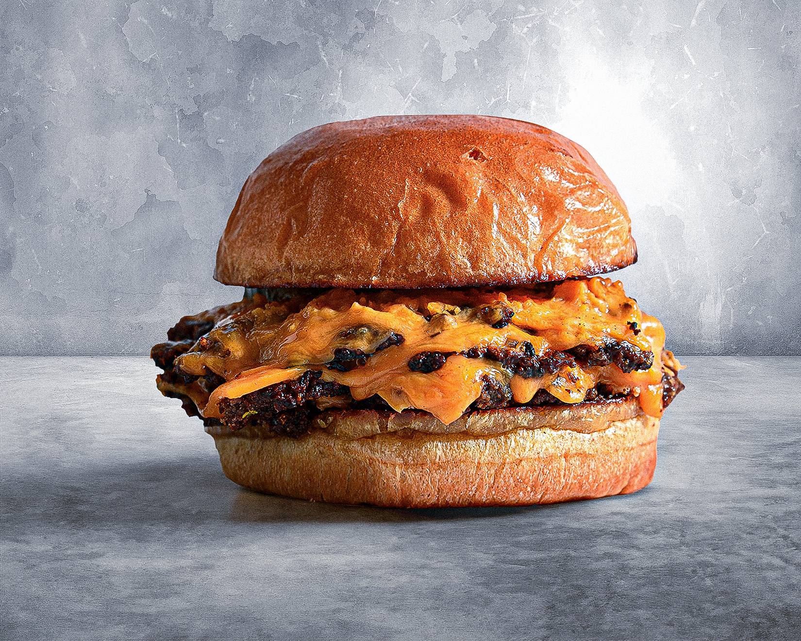 Solo Double Smashed burger