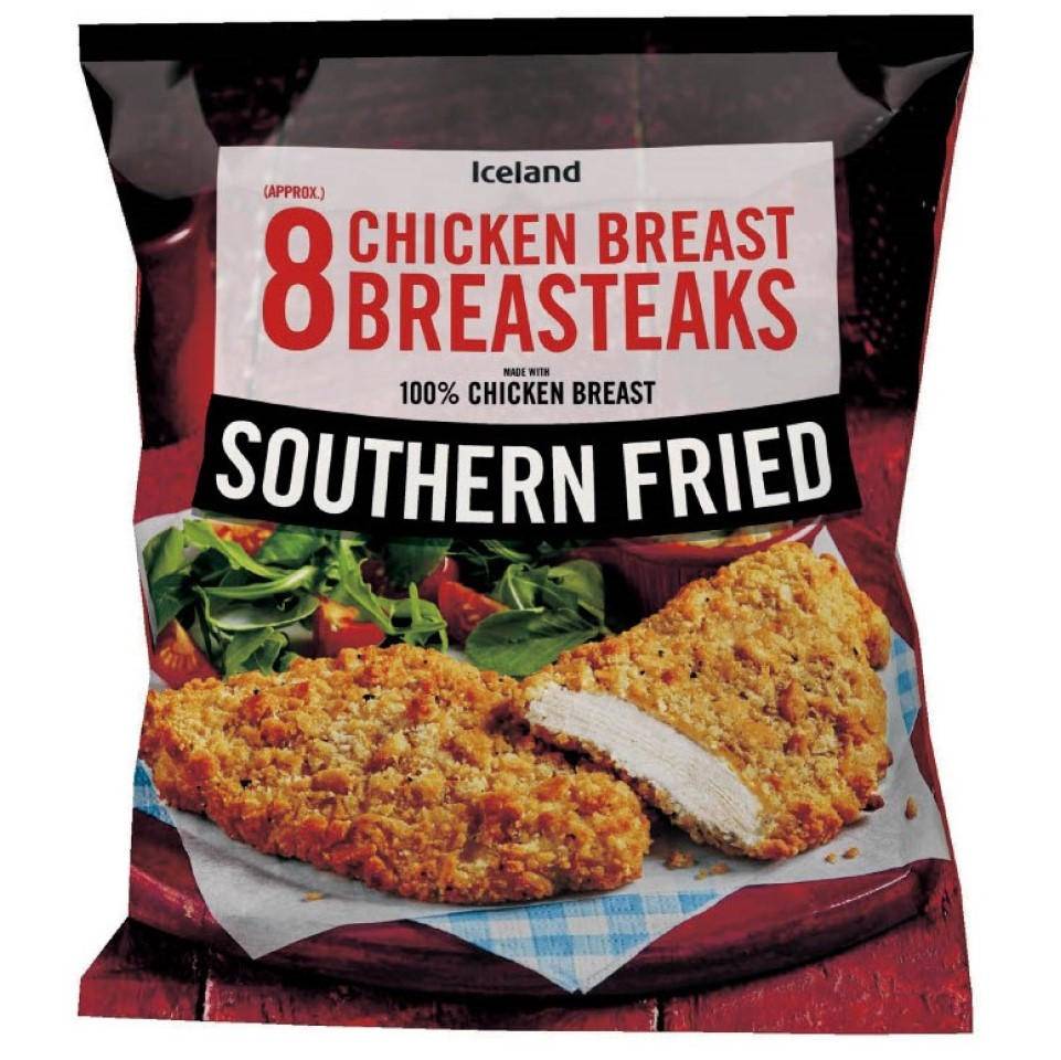 Iceland 8pk Southern Fried Chicken Breast