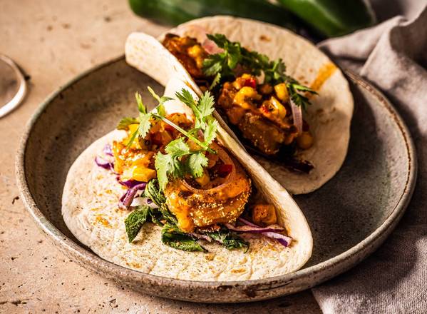 Crispy Prawn Tacos