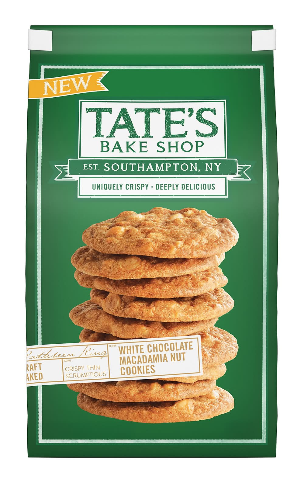 Tate's Bake Shop Crispy Thin Cookies, White Chocolate Macadamia Nut (7 oz)