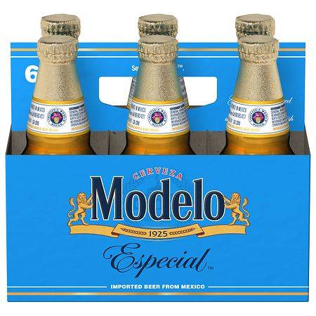Modelo Especial Lager Beer Bottles (6 ct, 12 fl oz)