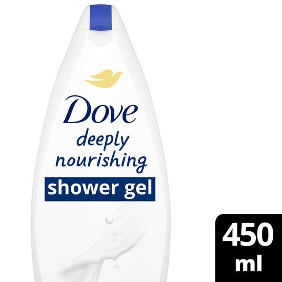 Dove Deeply Nourishing Body Wash Shower Gel 450ml