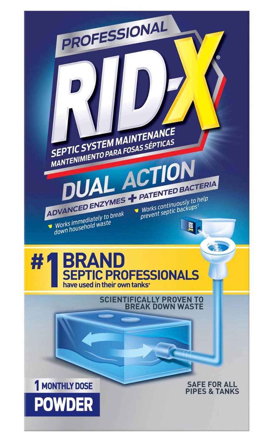 Rid-X Powder Septic System Treatment 9.8 Oz
