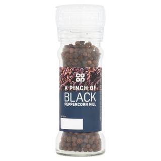 Co-op Black Peppercorns Mill 50g