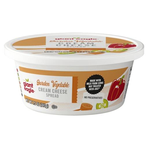 Giant Eagle Garden Vegetable Cream Cheese Spread (7.5 oz)