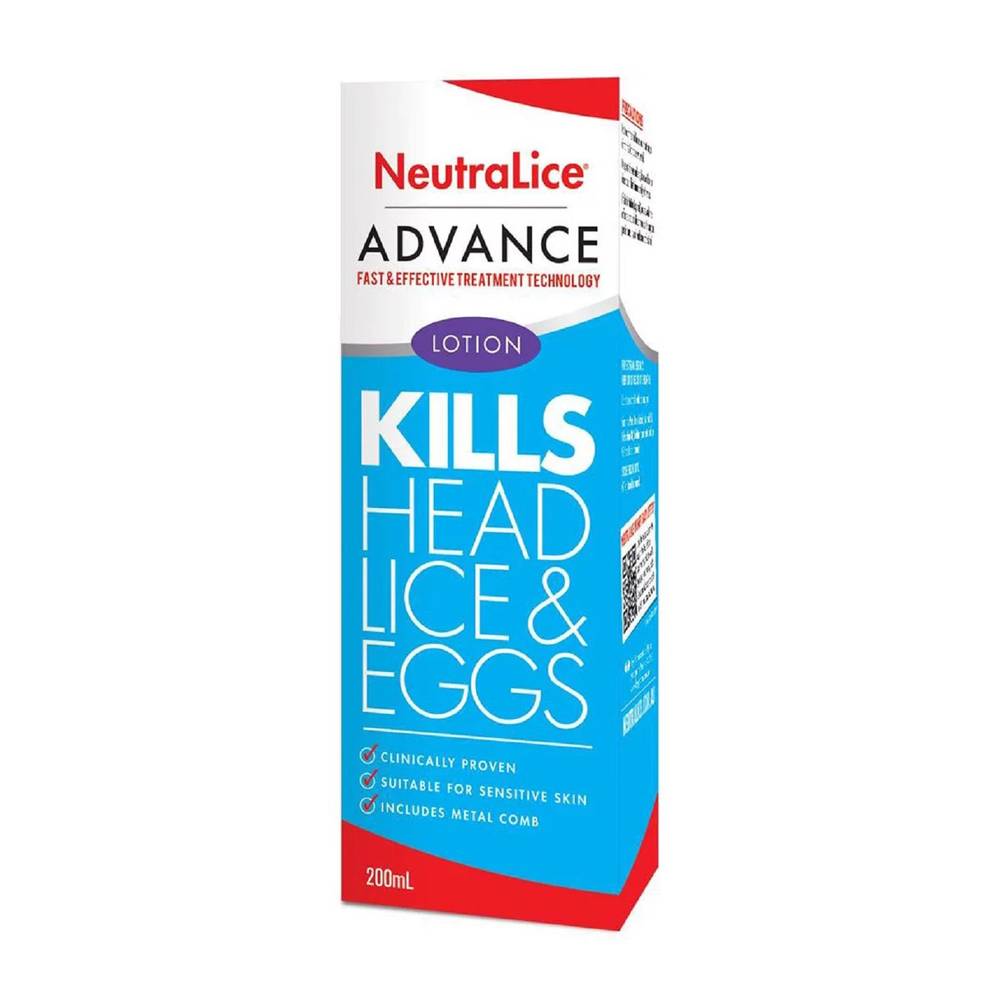 Neutralice Advance Nit and Lice Lotion Kit 200ml