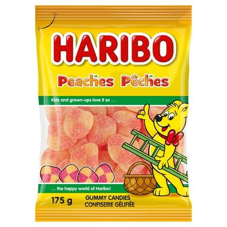 Haribo Bonbons Gélifiés Pêches Sans Colorants Artificiels (175 g)