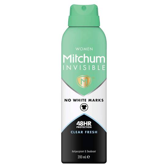 Mitchum Invisible Women 48hr Protection Clear Fresh Anti-Perspirant & Deodorant