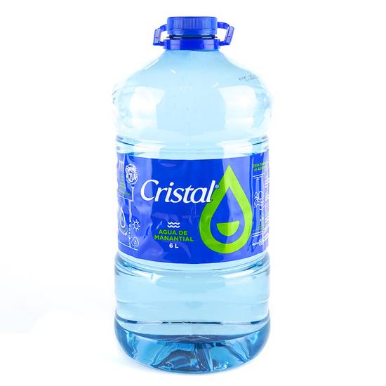 Cristal Agua Botella 6 Lt