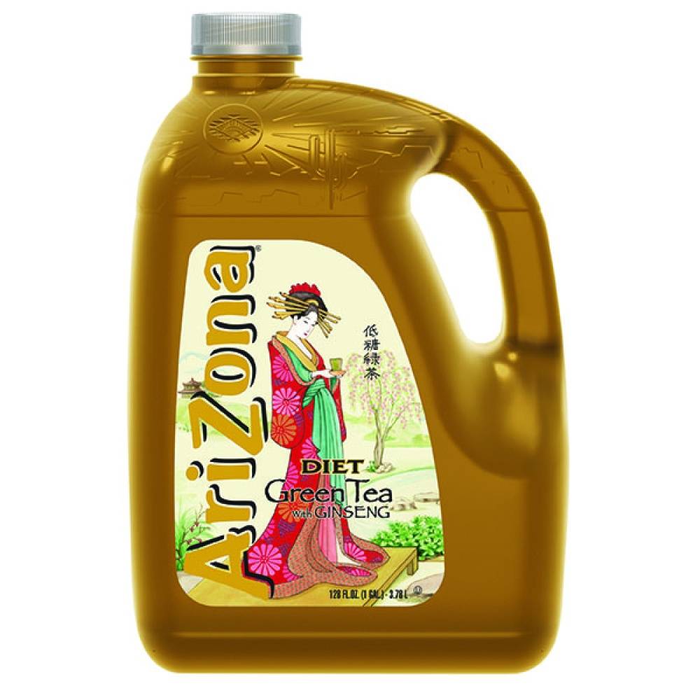 AriZona Zero Calorie With Ginseng Green Tea (128 fl oz)