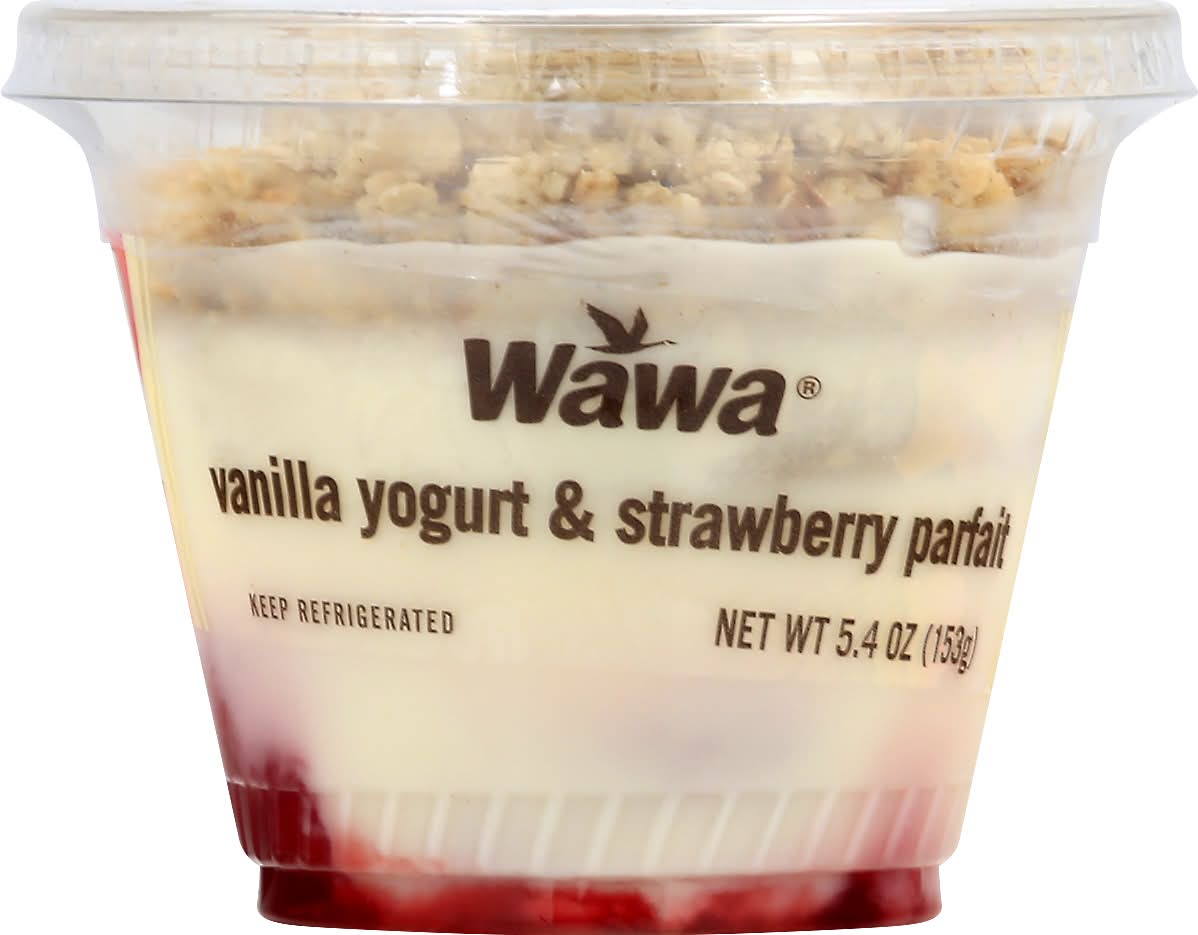 Wawa Parfait, Vanilla Yogurt & Strawberry (5.4 oz)