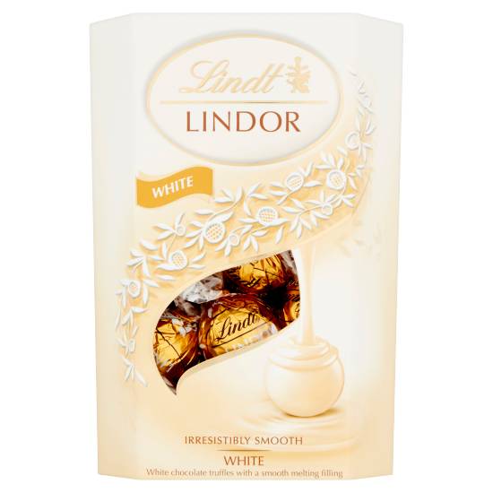 Lindt Lindor White Chocolate Truffles Box (200g)