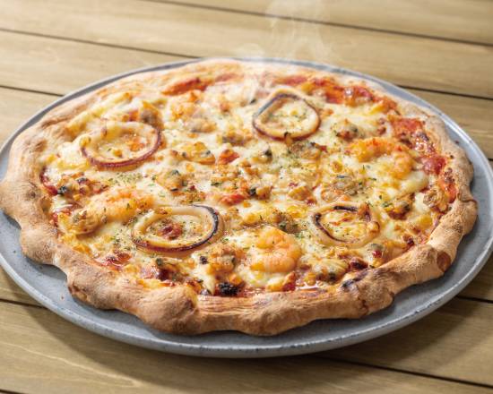 魚介たっぷりシーフードピザ Seafood Pizza