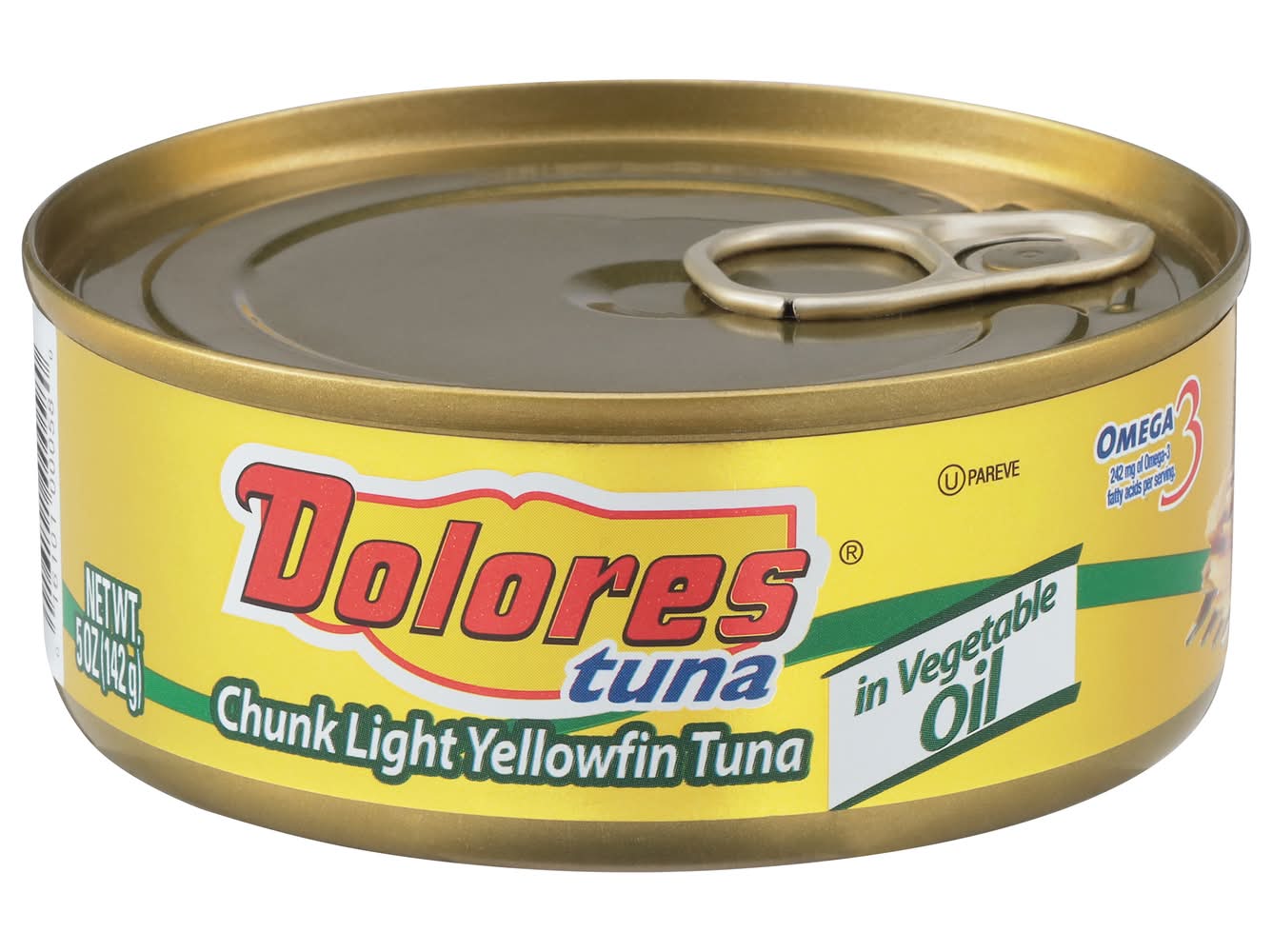 Dolores Chunk Light Yellowfin Tuna in Vegetable Oil (5 oz)